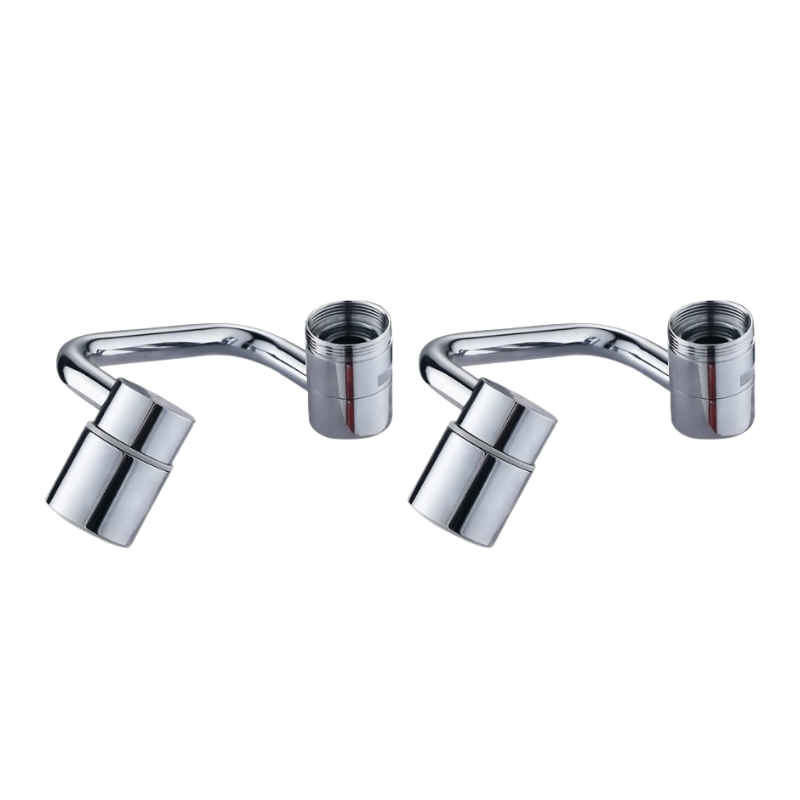 Adaptateur de robinet orientable à 1440° et anti-éclaboussures