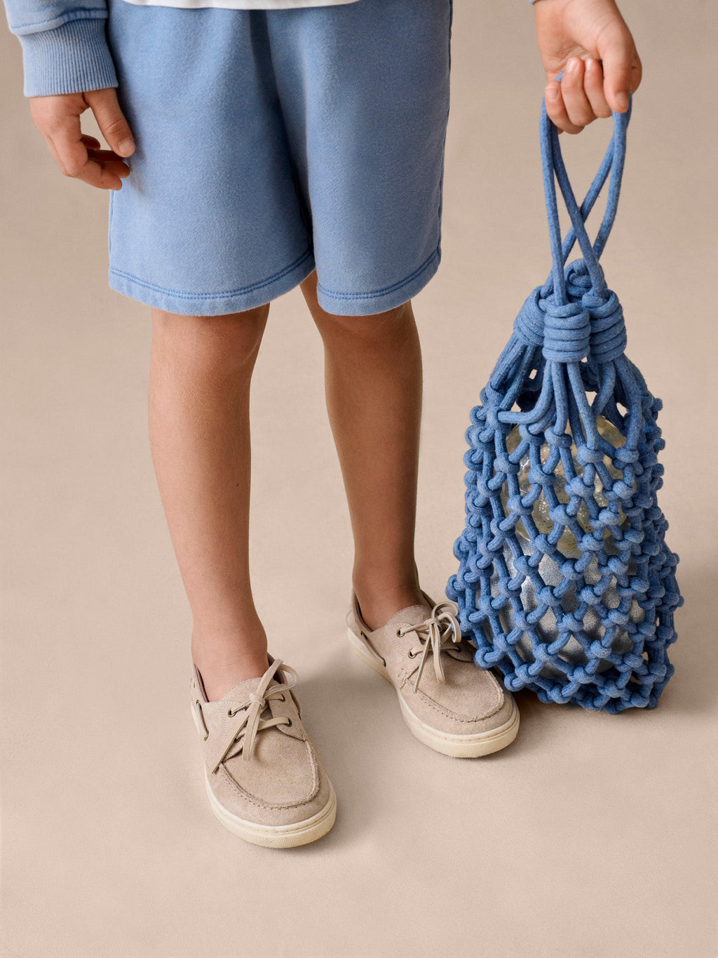 chaussures bateau en cuir suédé