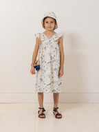 robe imprimée îles en coton biologique