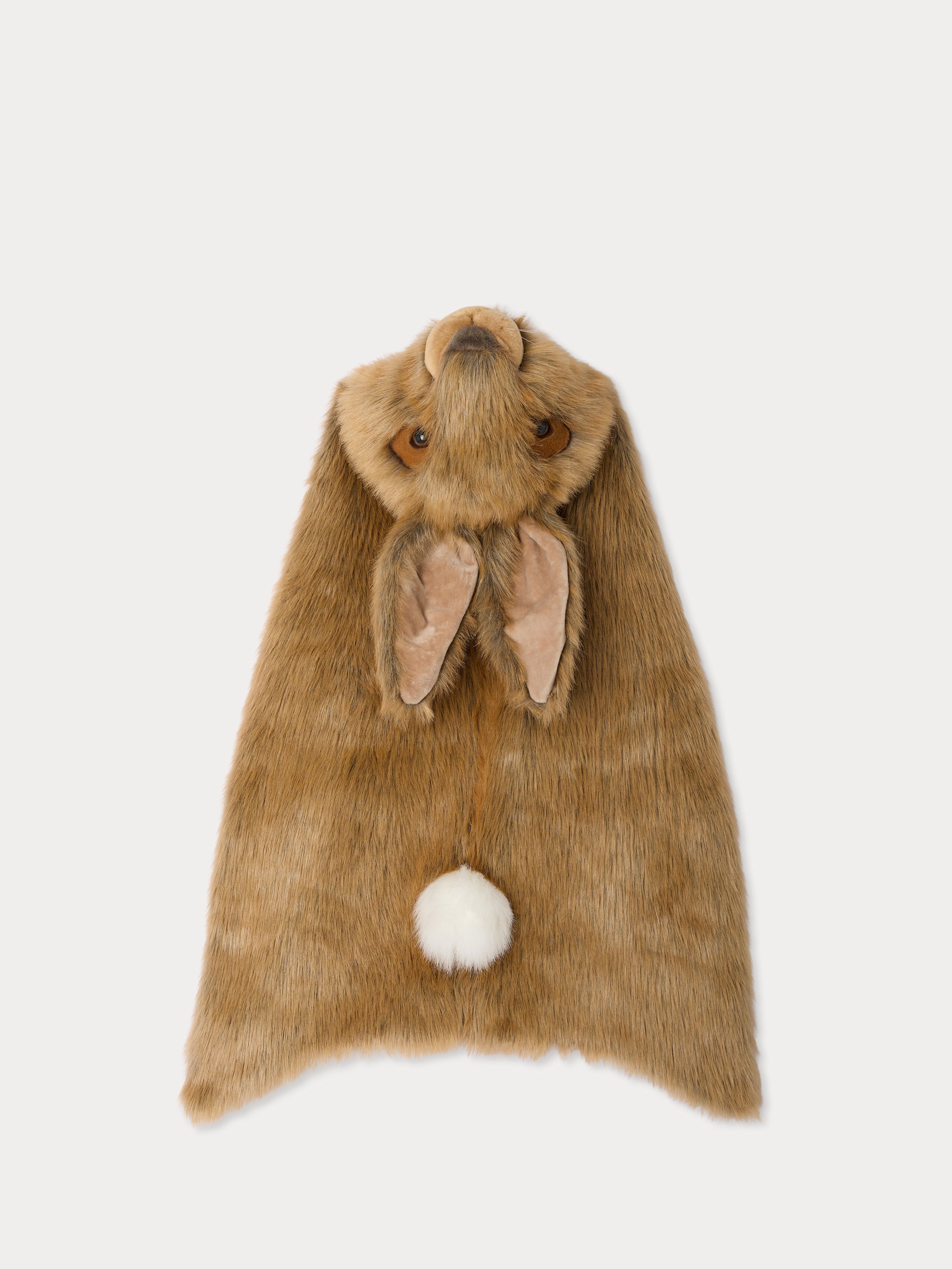 cape en maille motif lapin, 115 cm