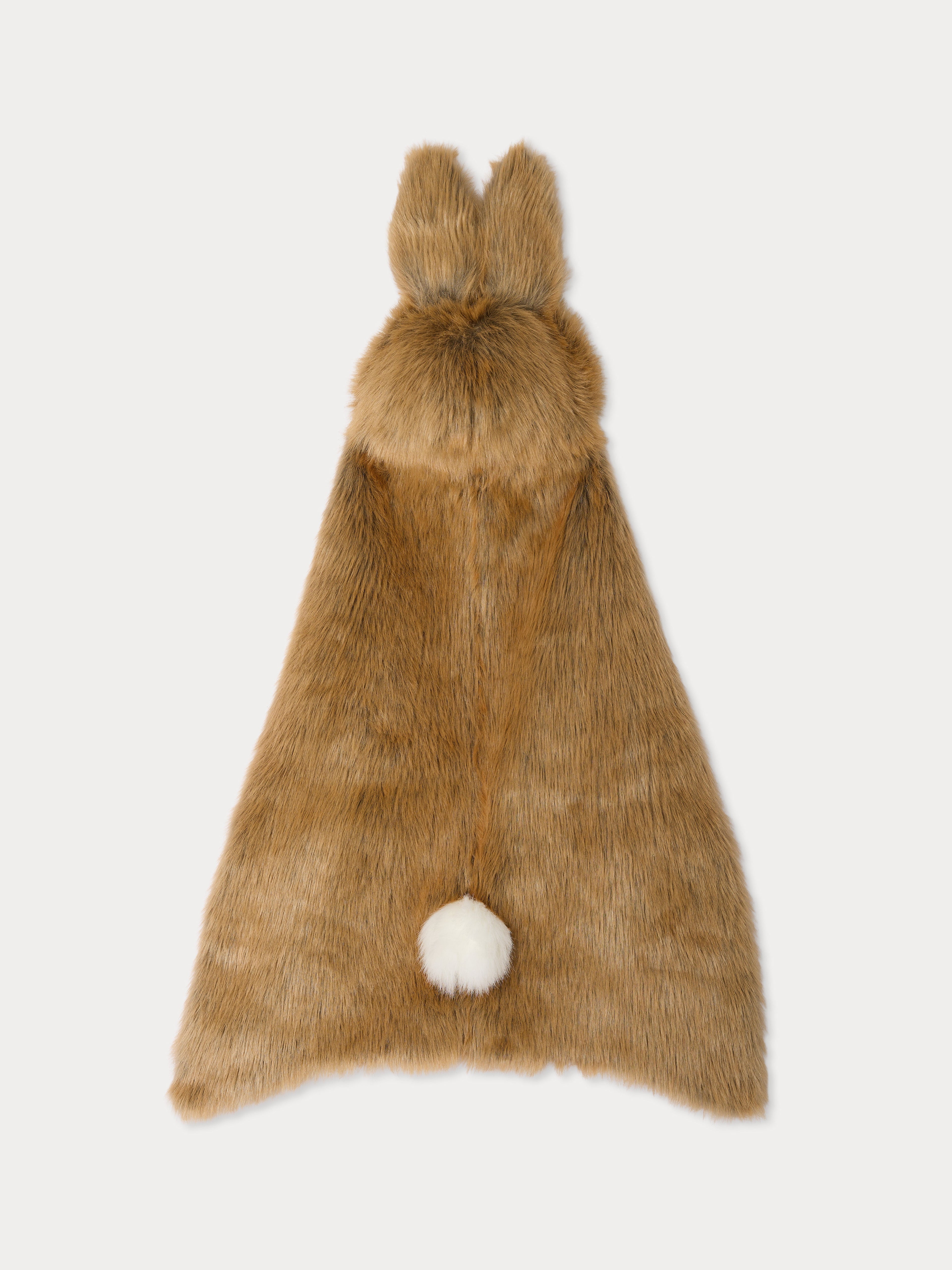 cape en maille motif lapin, 115 cm
