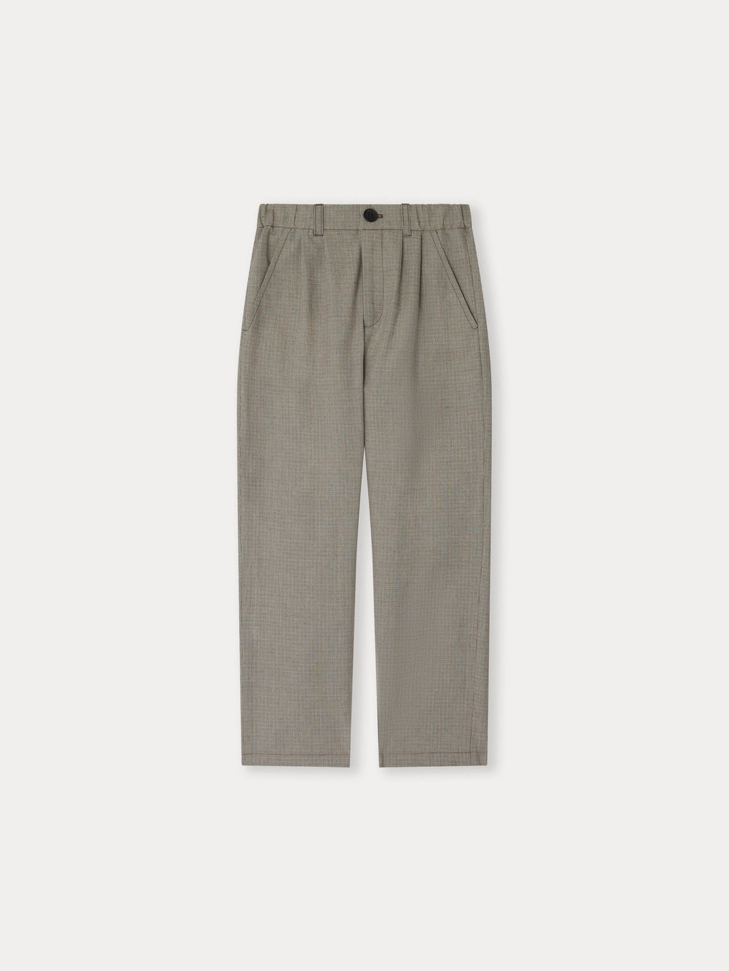 pantalon droit couleur chocolat