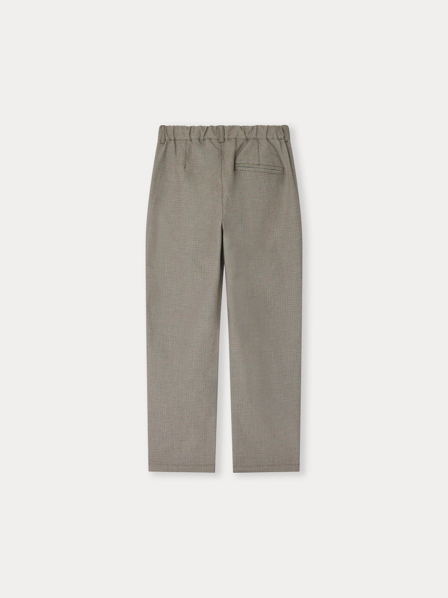 pantalon droit couleur chocolat
