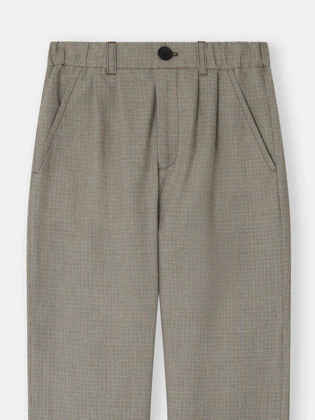 pantalon droit couleur chocolat