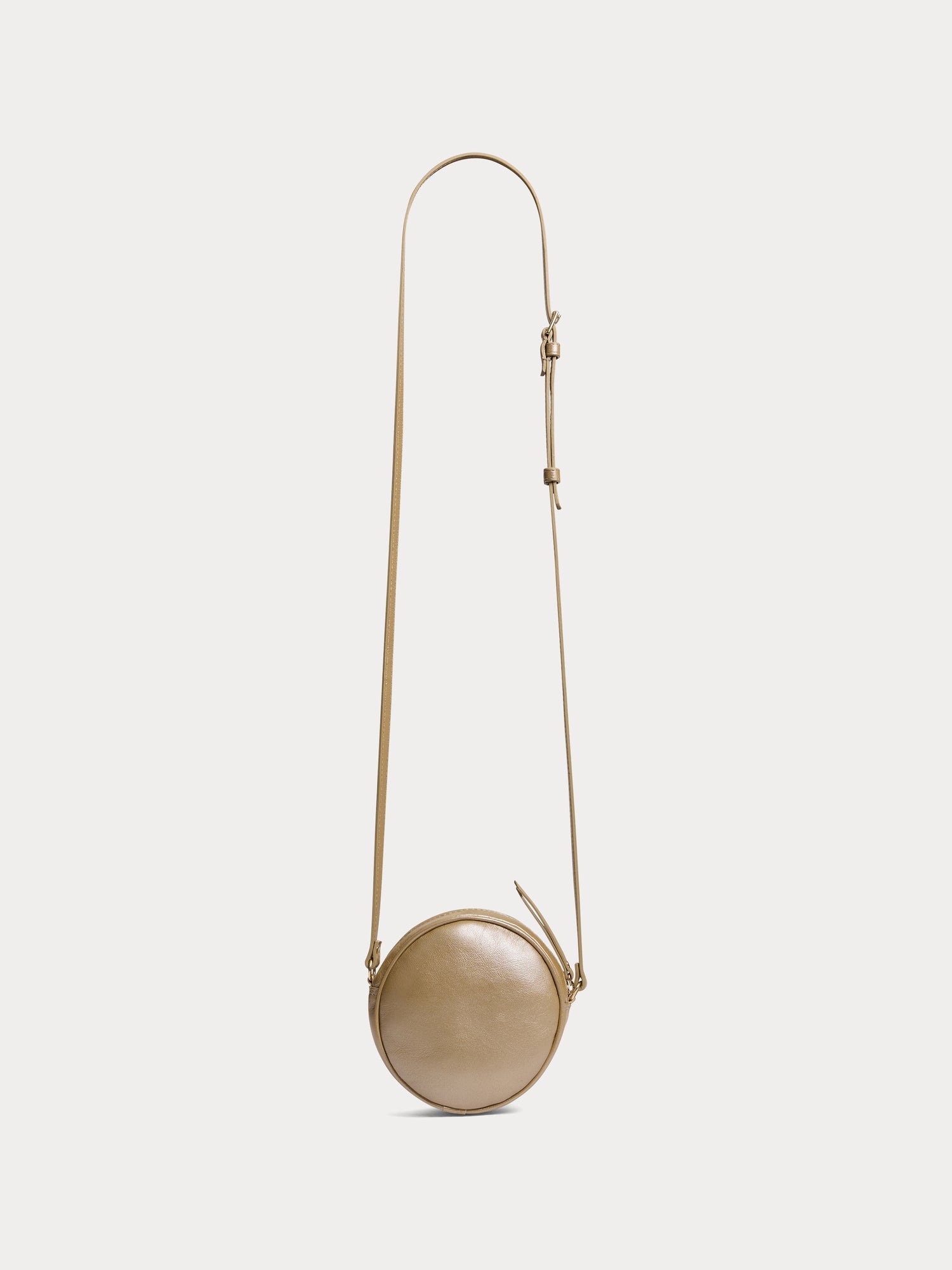 Sac structuré doré