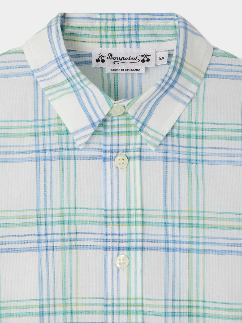 chemise à carreaux bleus