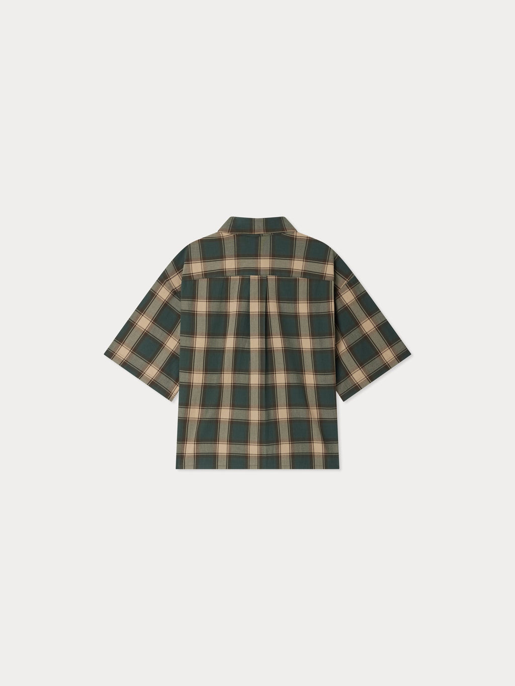 Chemise brodée à carreaux