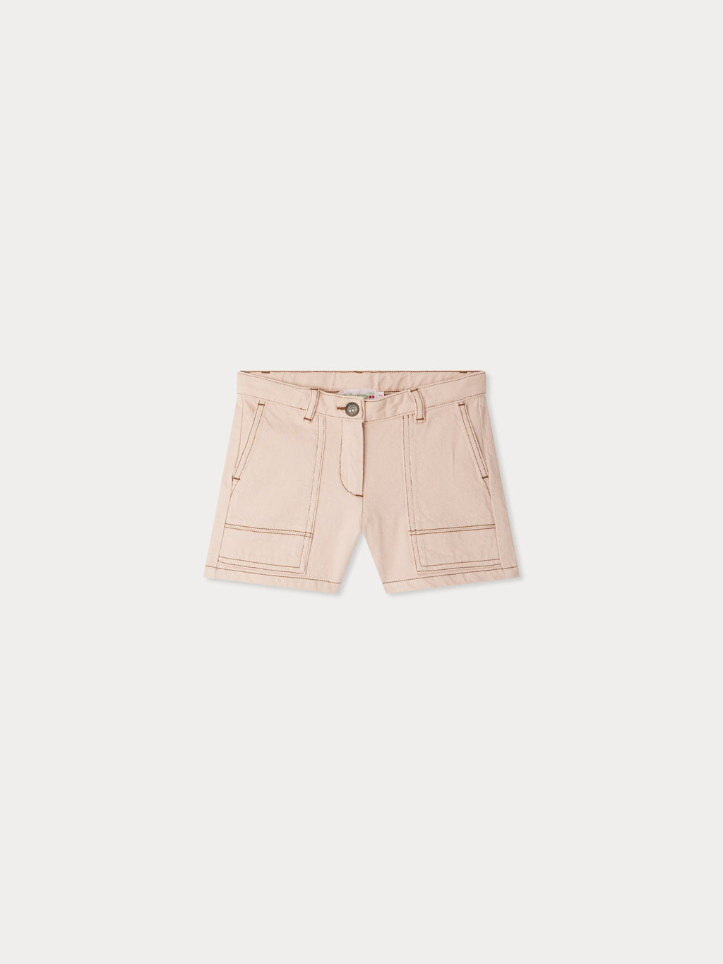 short en jean rose avec poches