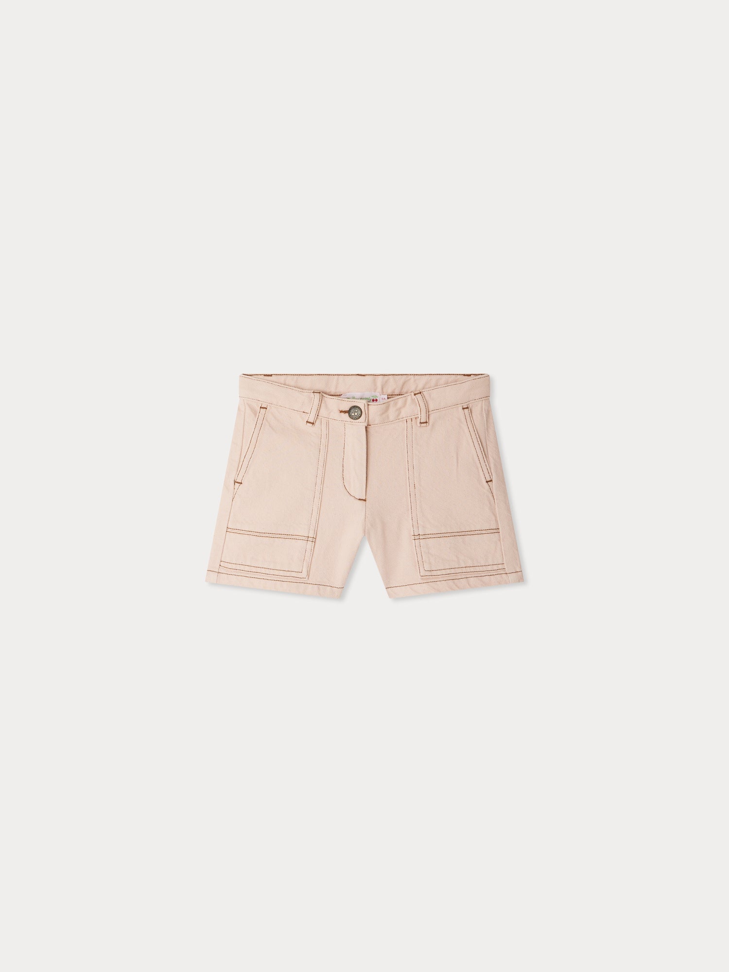 short en jean rose avec poches