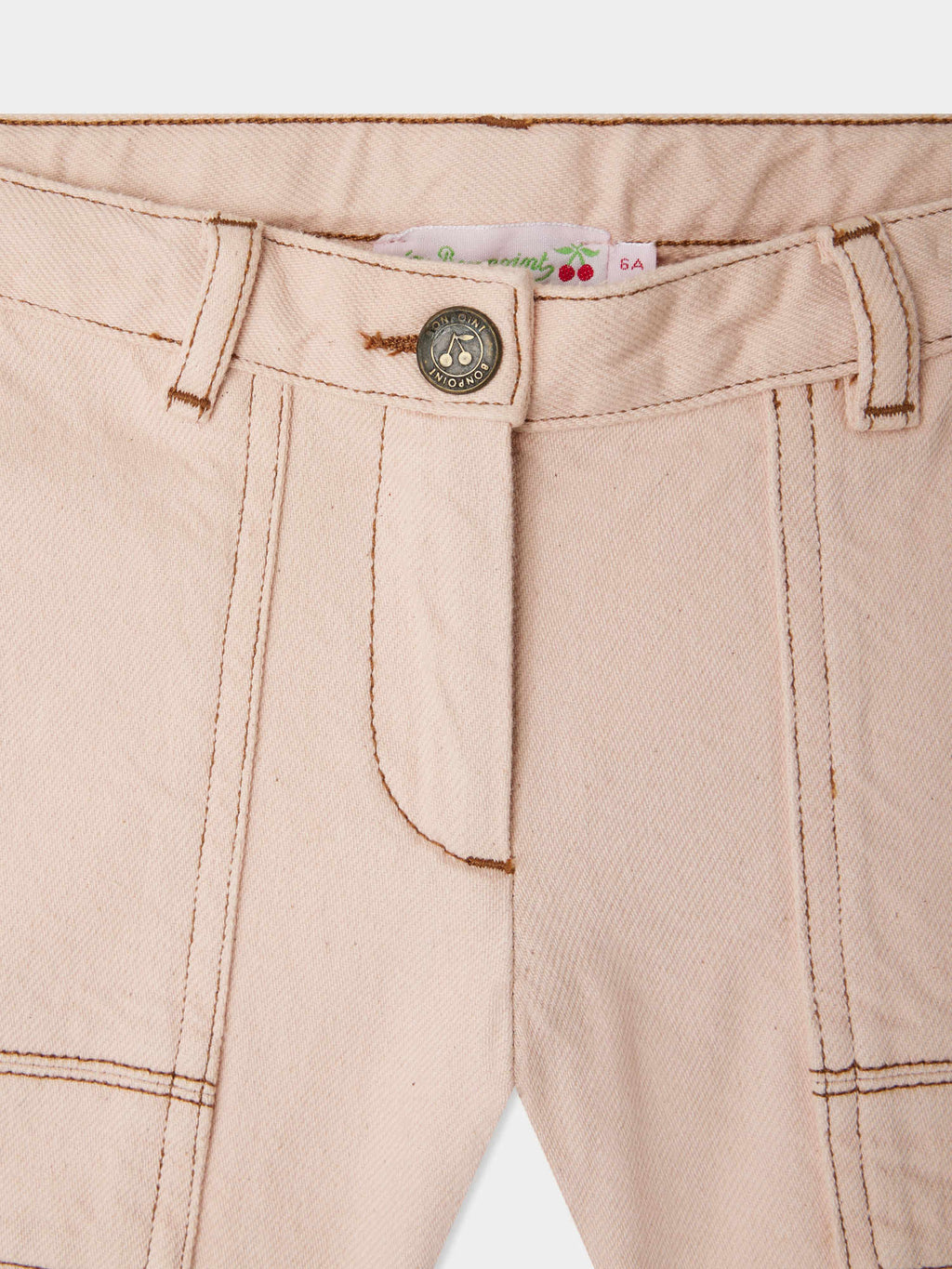 short en jean rose avec poches