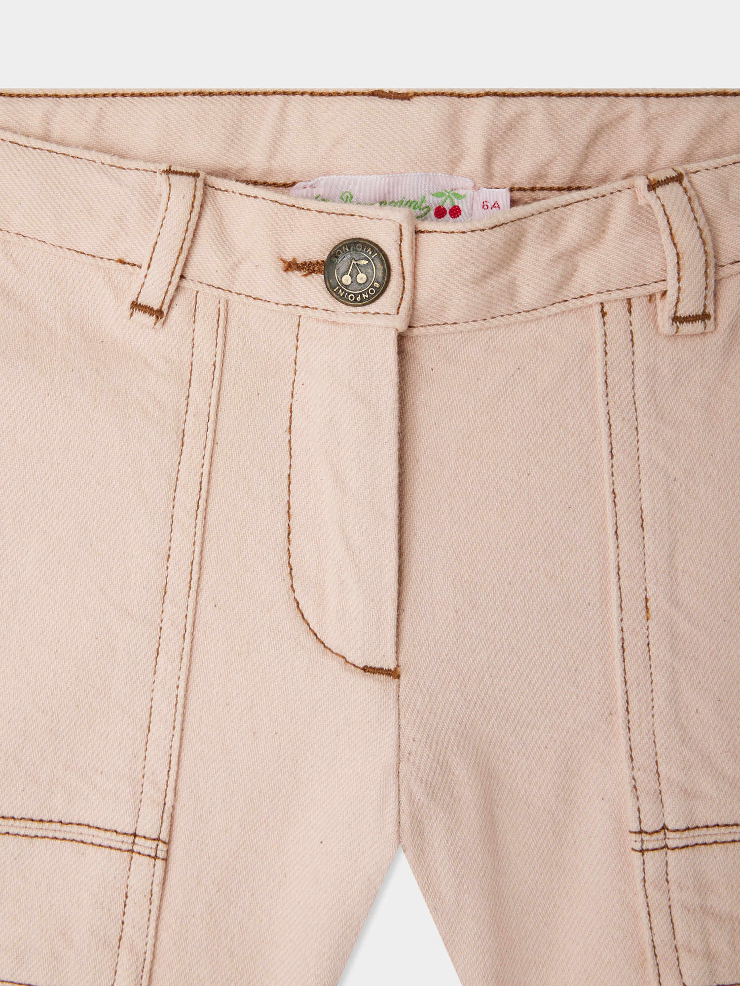 short en jean rose avec poches