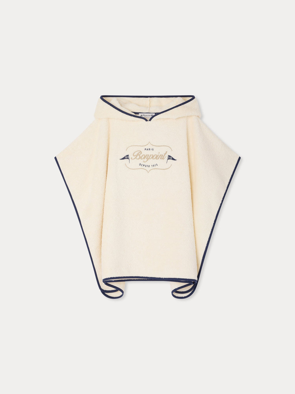 Poncho de bain logo Heritage en coton biologique