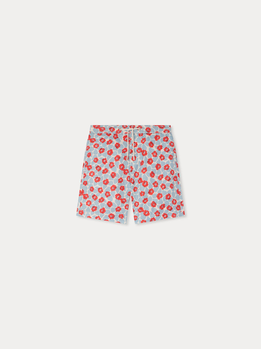 Short de bain imprimé fleuri