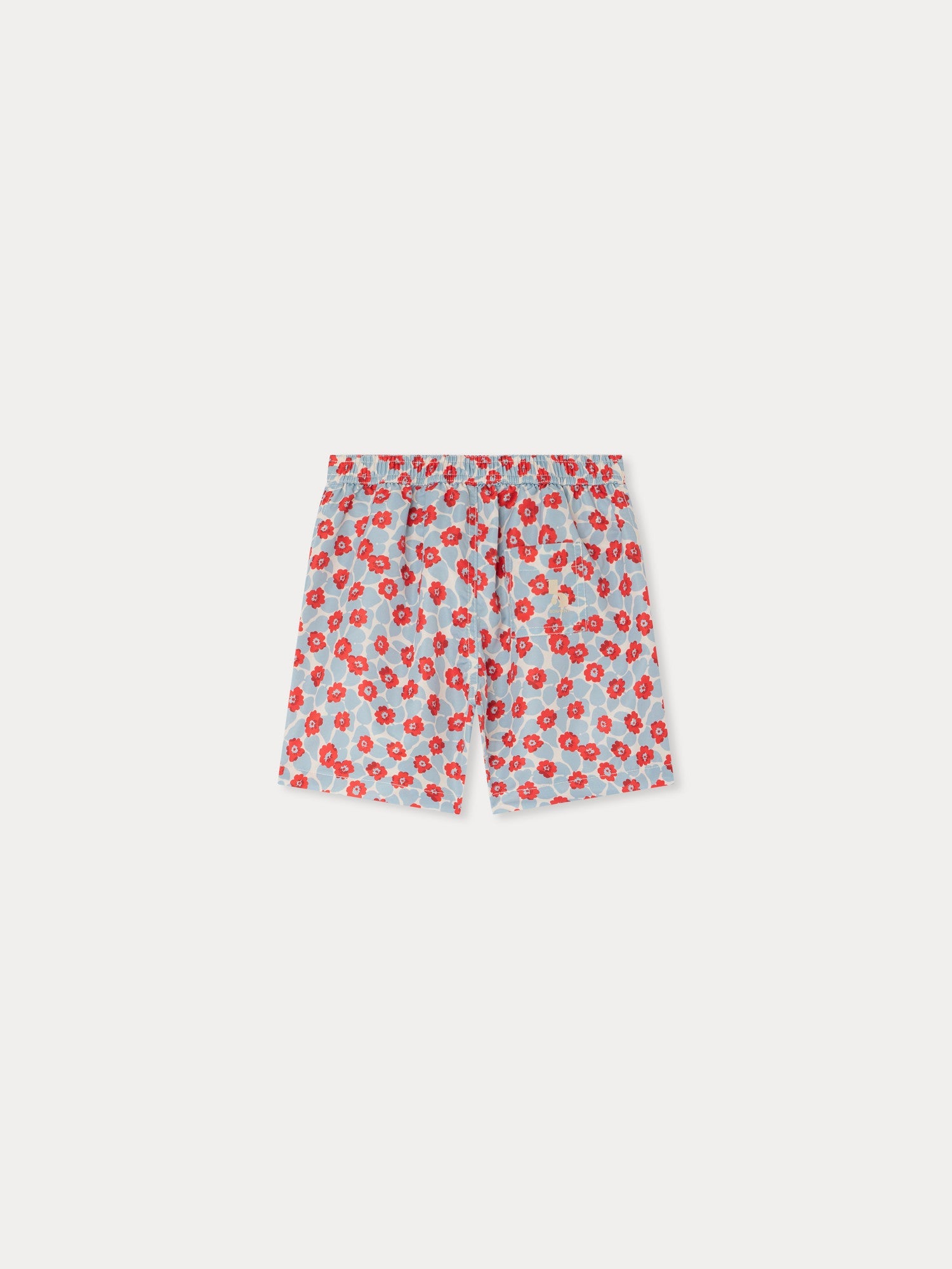 Short de bain imprimé fleuri
