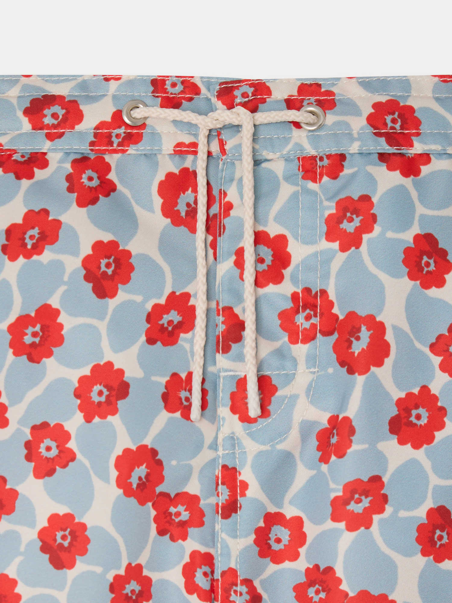 Short de bain imprimé fleuri