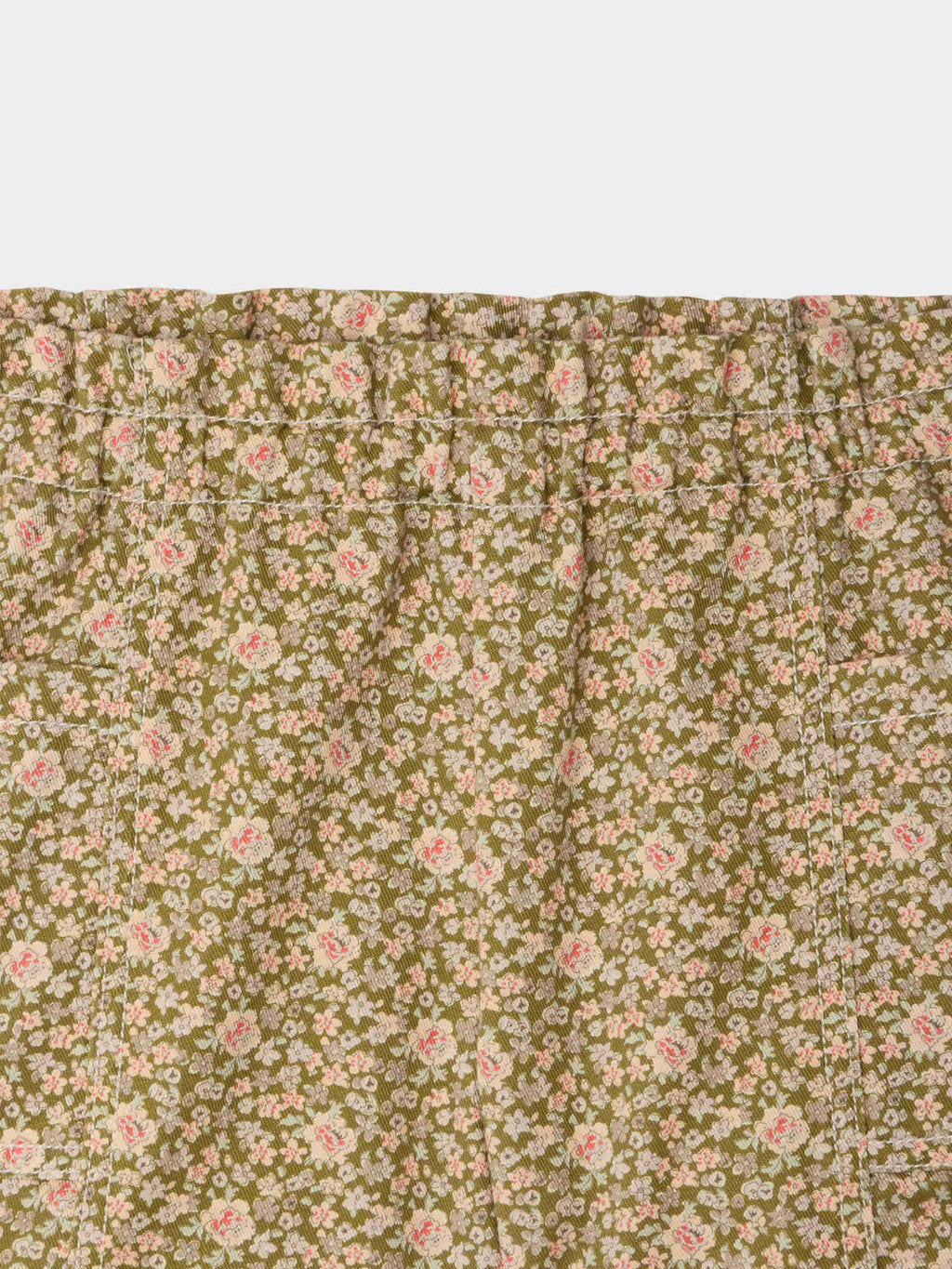 short en tissu décontracté avec taille élastiquée