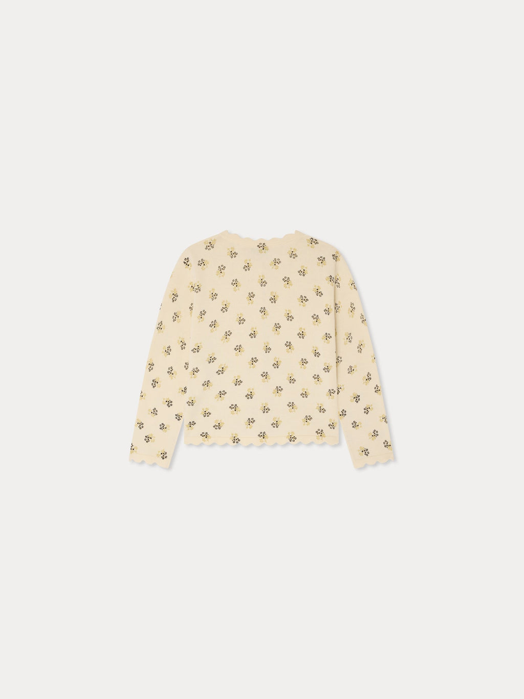 cardigan à col rond en coton biologique