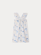 robe imprimée îles en coton biologique