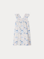 robe imprimée îles en coton biologique