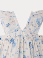 robe imprimée îles en coton biologique