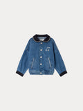 Veste en jean avec strass