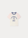 T-shirt avec imprimé renard en coton biologique