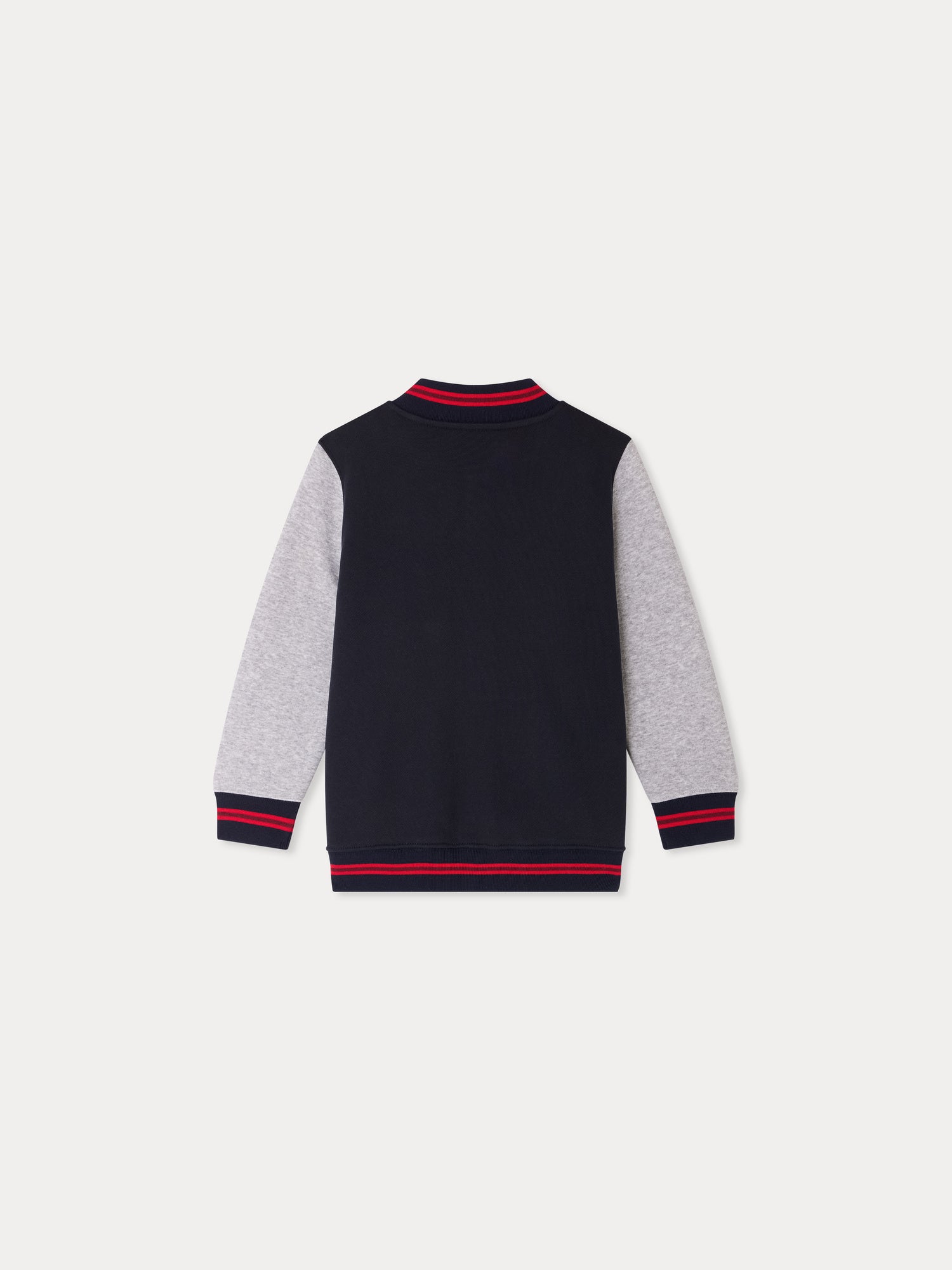 Veste contrastée en coton biologique