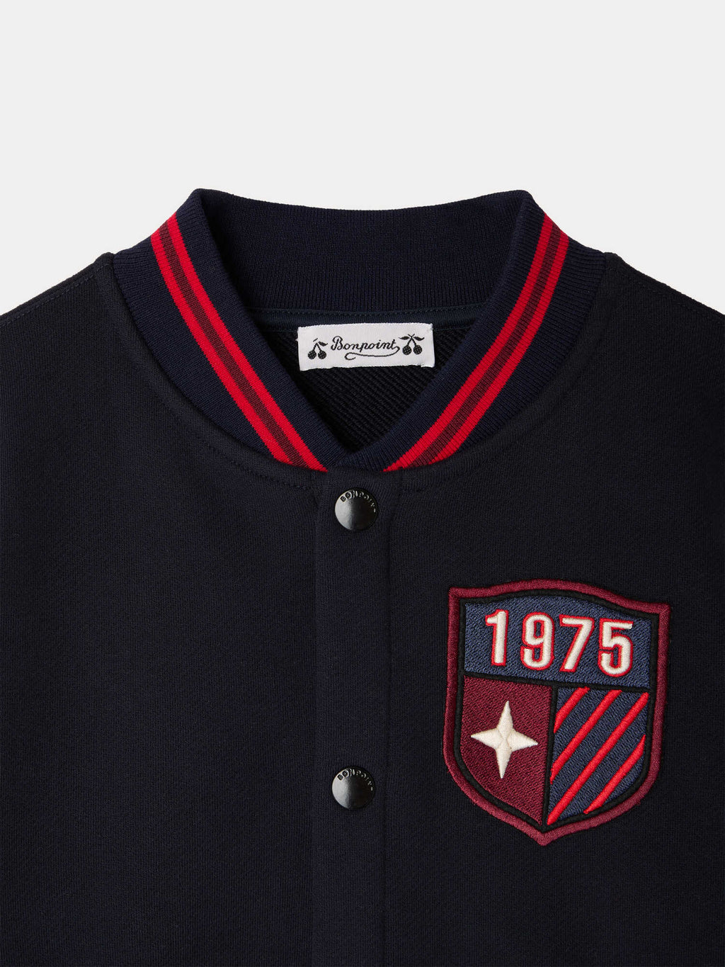 Veste contrastée en coton biologique