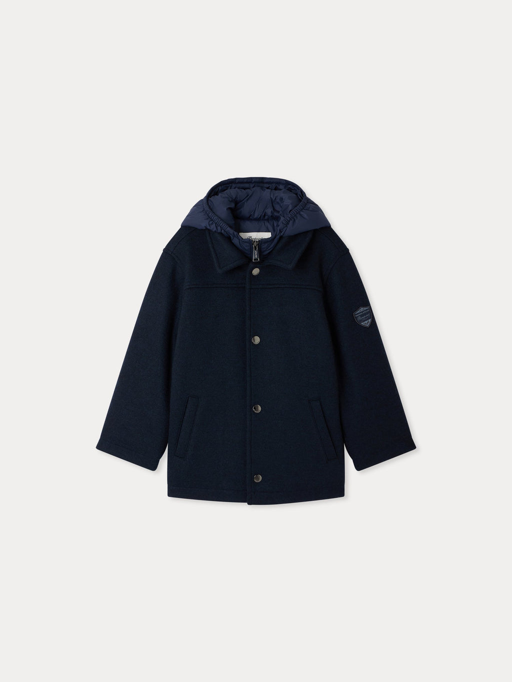 blouson zippé bimatière