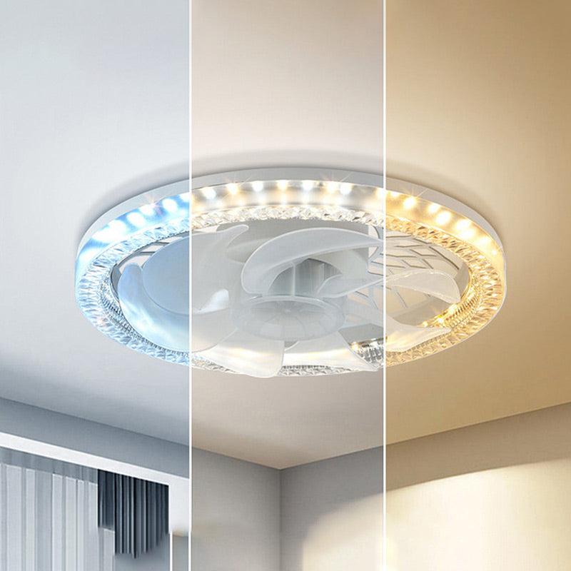 Ventilateur plafonnier silencieux réglable 2-en-1 avec télécommande