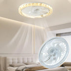 Ventilateur plafonnier silencieux réglable 2-en-1 avec télécommande