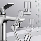 Adaptateur de robinet orientable à 1440° et anti-éclaboussures