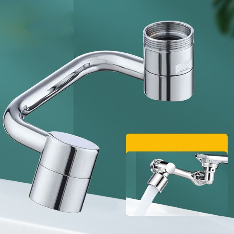 Adaptateur de robinet orientable à 1440° et anti-éclaboussures