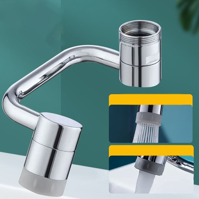 Adaptateur de robinet orientable à 1440° et anti-éclaboussures