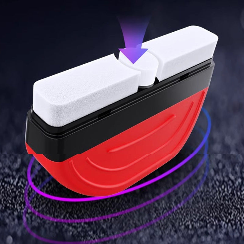 Brosse de nettoyage pour film gras automobile avec recharge de liquide de 100 ml - Ensemble de 4 pièces