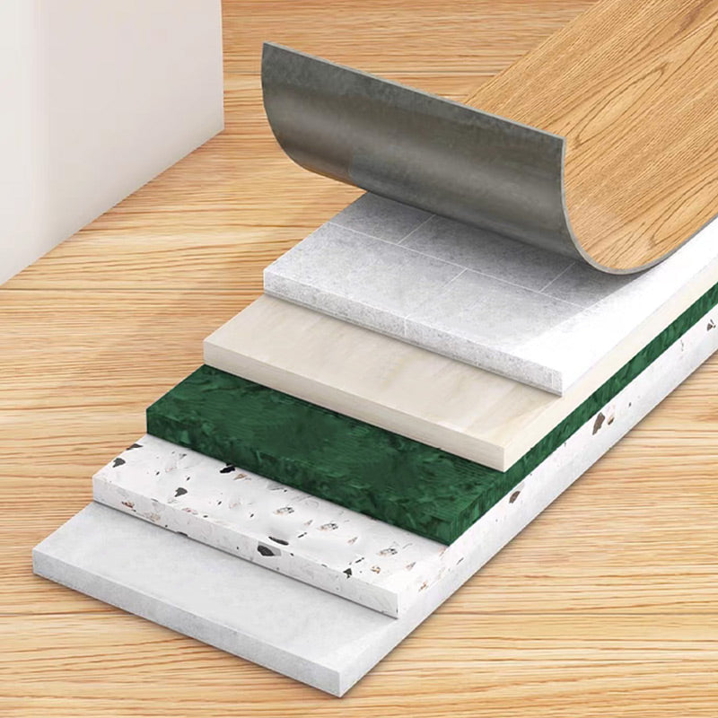 (36 in × 6 in × 1/8 in) Wood Grain Peel and Stick Floor Tiles, Self-Adhesive, Waterproof & Easy DIY Installation