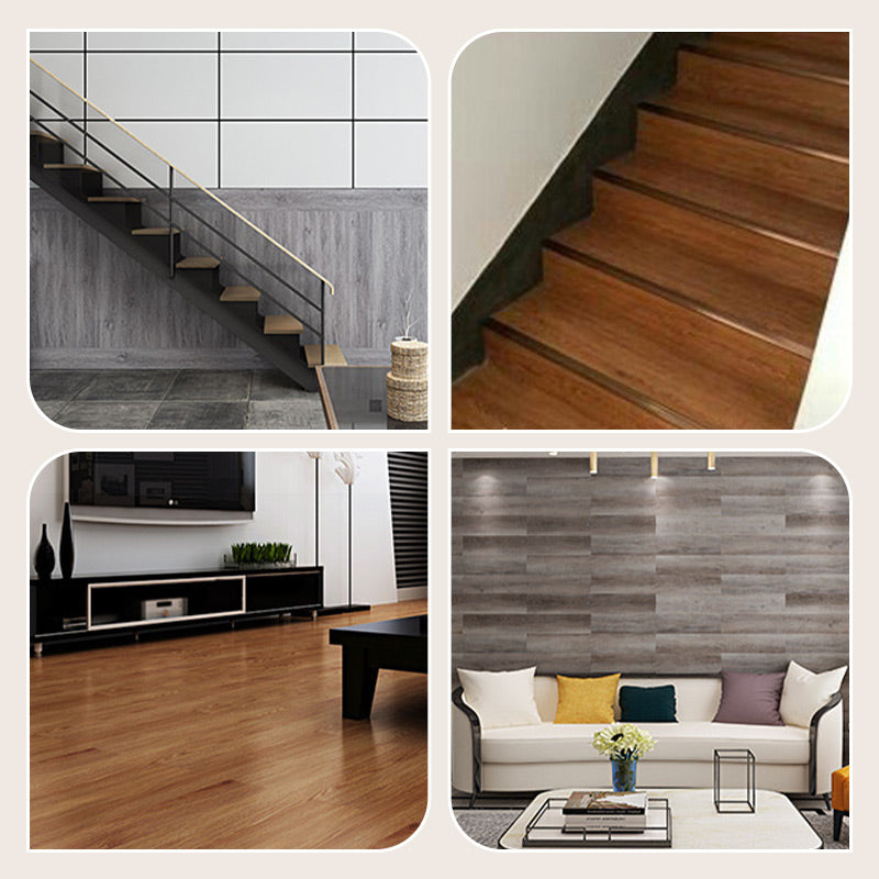 (36 in × 6 in × 1/8 in) Wood Grain Peel and Stick Floor Tiles, Self-Adhesive, Waterproof & Easy DIY Installation