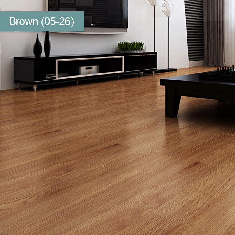 (36 in × 6 in × 1/8 in) Wood Grain Peel and Stick Floor Tiles, Self-Adhesive, Waterproof & Easy DIY Installation