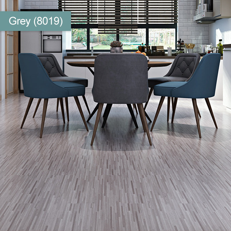 (36 in × 6 in × 1/8 in) Wood Grain Peel and Stick Floor Tiles, Self-Adhesive, Waterproof & Easy DIY Installation