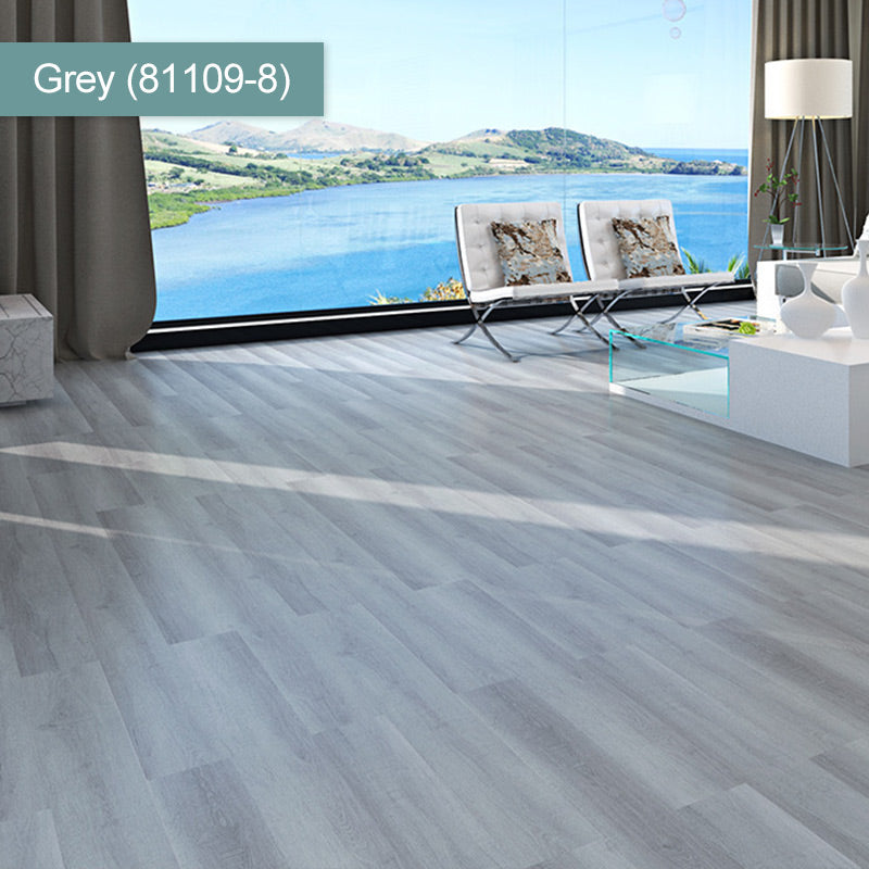 (36 in × 6 in × 1/8 in) Wood Grain Peel and Stick Floor Tiles, Self-Adhesive, Waterproof & Easy DIY Installation