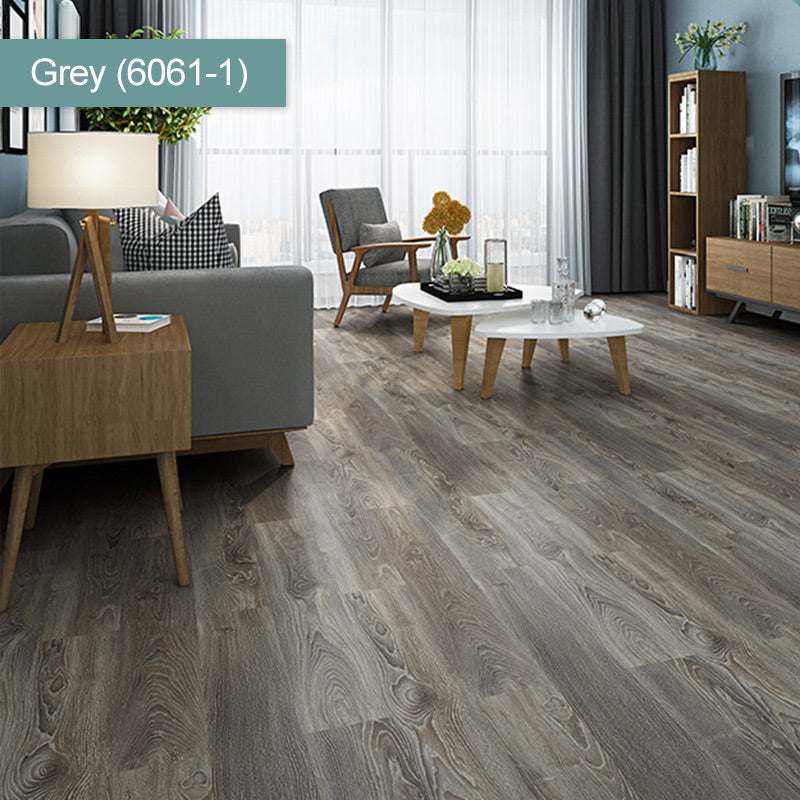 (36 in × 6 in × 1/8 in) Wood Grain Peel and Stick Floor Tiles, Self-Adhesive, Waterproof & Easy DIY Installation