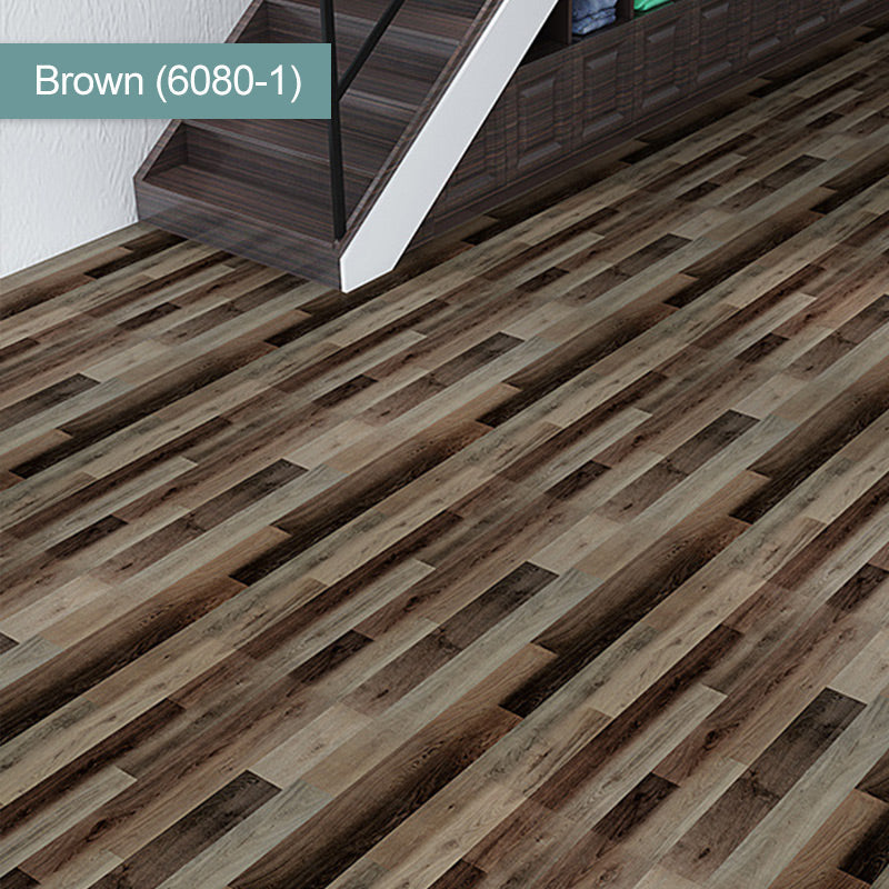 (36 in × 6 in × 1/8 in) Wood Grain Peel and Stick Floor Tiles, Self-Adhesive, Waterproof & Easy DIY Installation