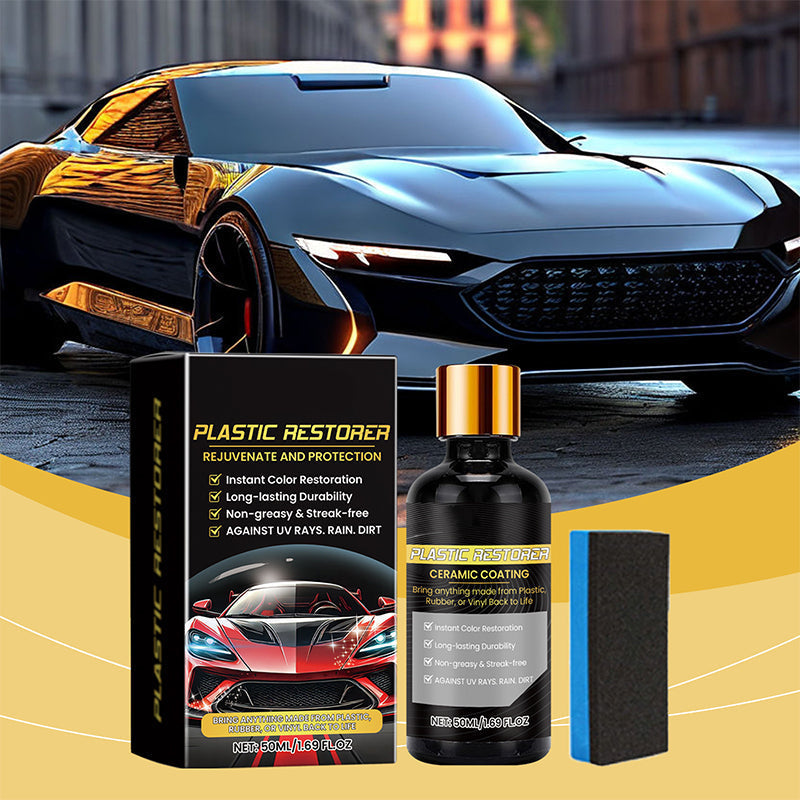 Revêtement céramique 50ml pour pièces plastiques de voiture