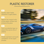 Revêtement céramique 50ml pour pièces plastiques de voiture