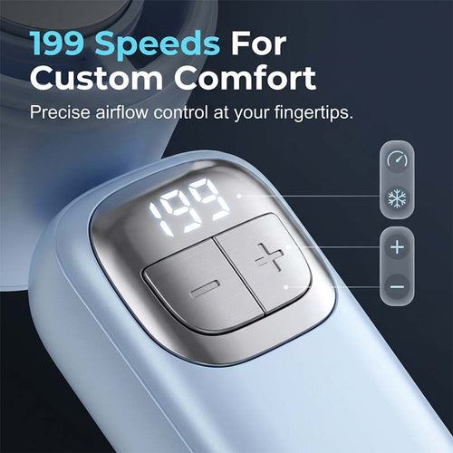 (Was 59.99 $, Now 24.99 $)!! Foldable Handheld Cooling Fan with LED Display