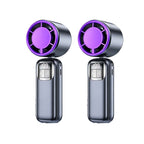 Ventilateur portatif pliable avec affichage LED
