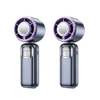 Ventilateur portatif pliable avec affichage LED