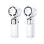 Ventilateur portatif pliable avec affichage LED