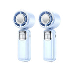 Ventilateur portatif pliable avec affichage LED