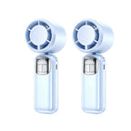 Ventilateur portatif pliable avec affichage LED